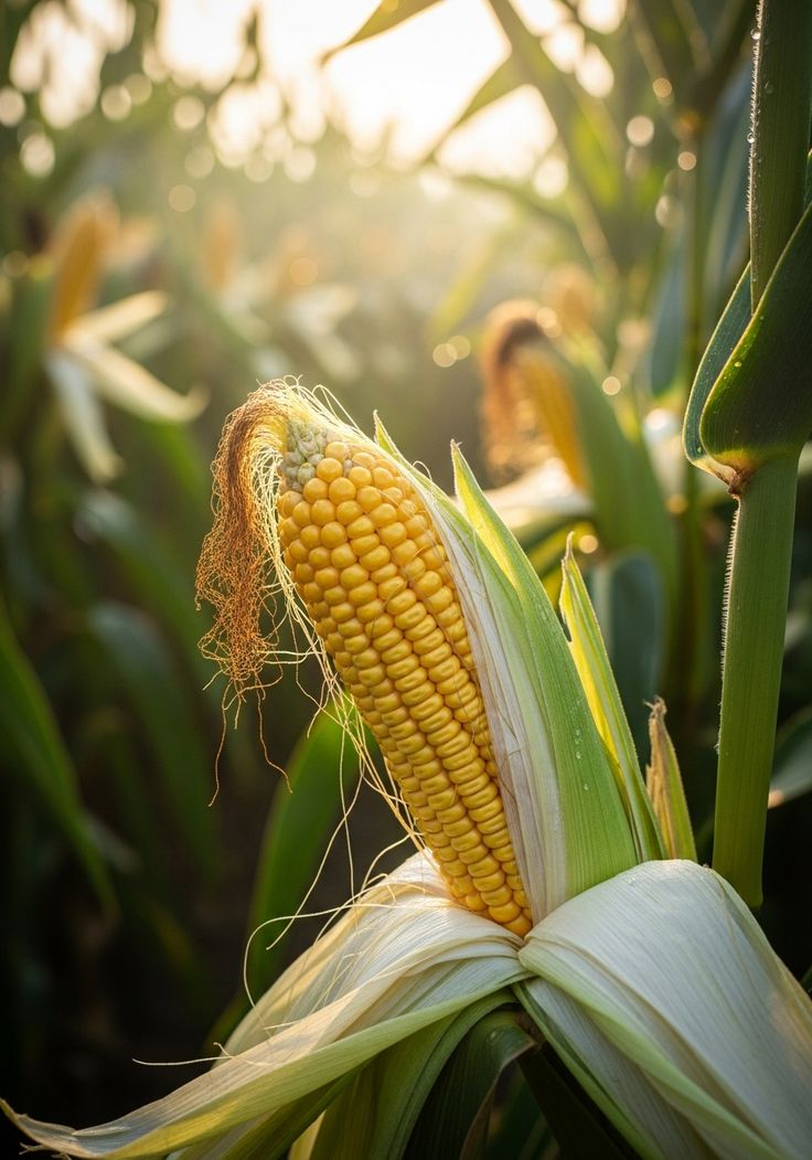 Corn plantation at Rena Farm